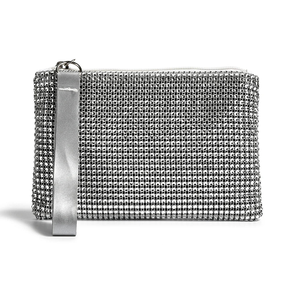 Luxury Diamond Clutch Bag Ladies Fashion Rhinestone Purses Wedding Party