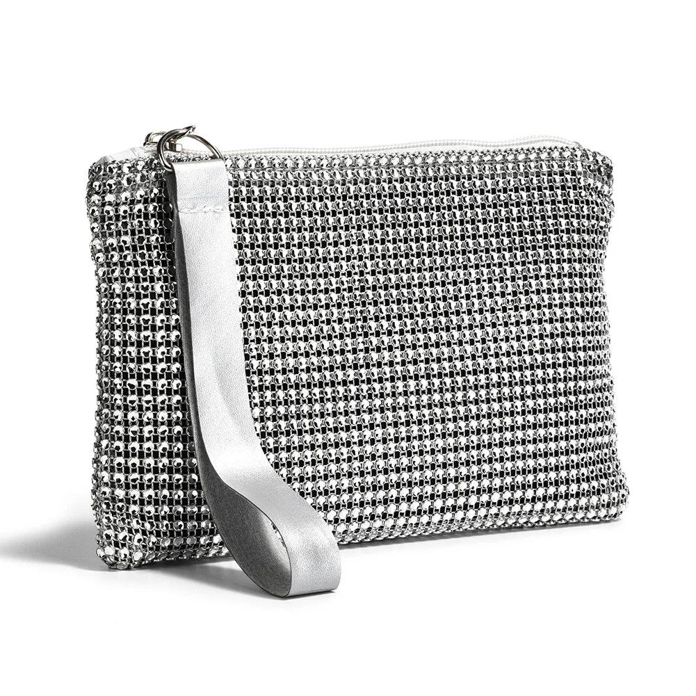 Luxury Diamond Clutch Bag Ladies Fashion Rhinestone Purses Wedding Party