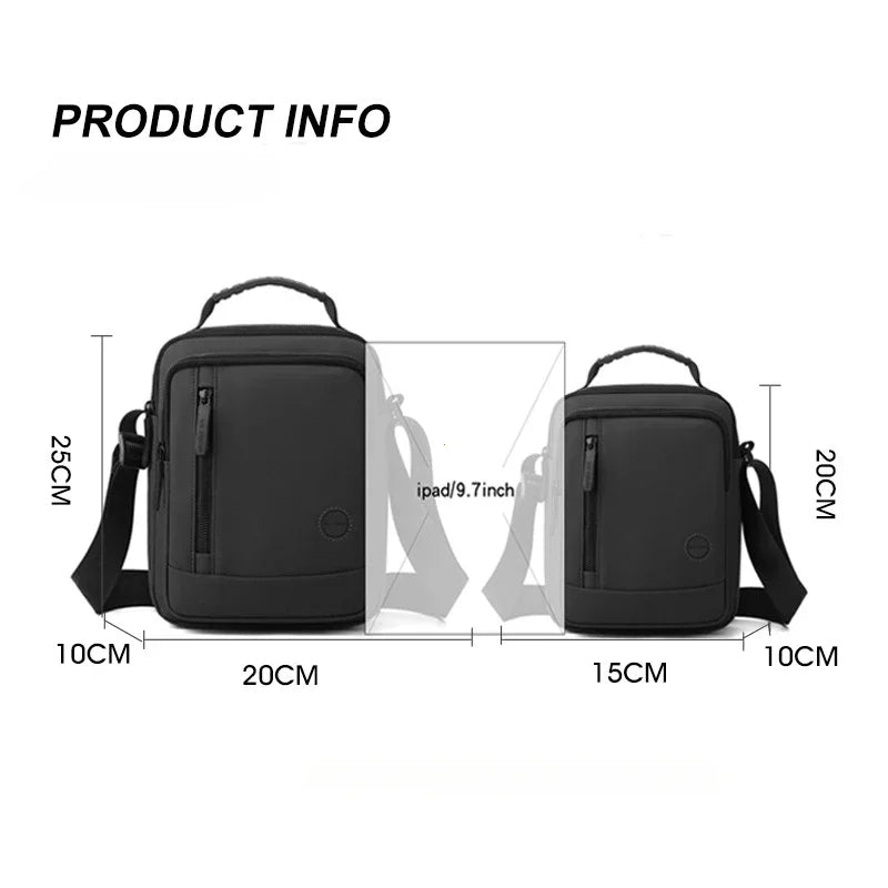 Fashion Casual Men's Handbag Shoulder Bag High Quality Nylon Fabric Man