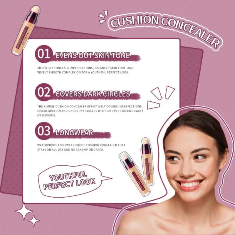 Concealer High Conceal Acne Marks Dark Circles Concealer Eraser Long-lasting Face Nursing Care Beauty Korean Women's Cosmetics